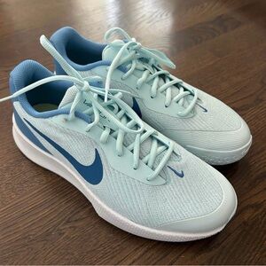 Nike Light Blue and White Athletic Shoes